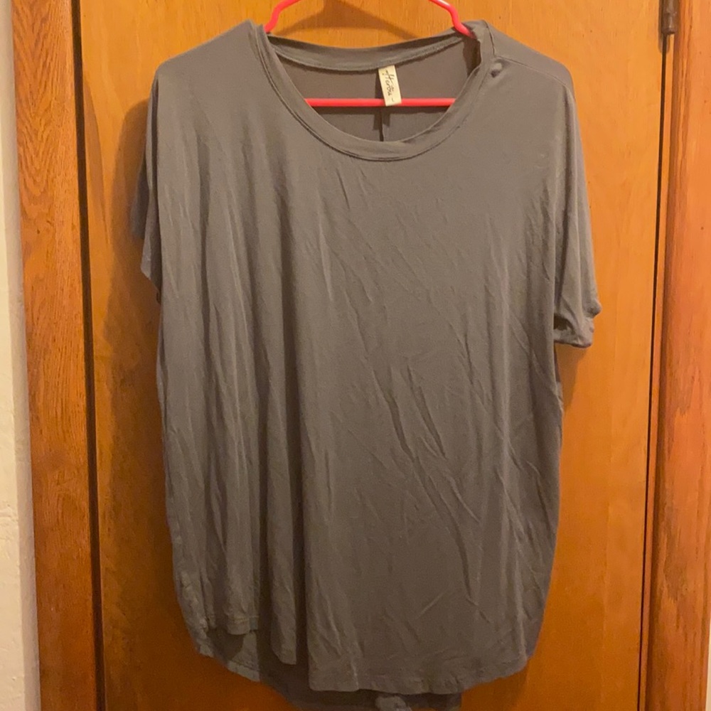 Gray shirt